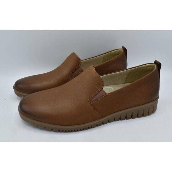 Dansko EU Size 41 US 10.5-11 Linley Burnished Calf Leather Tan Loafers Shoes - Picture 1 of 11